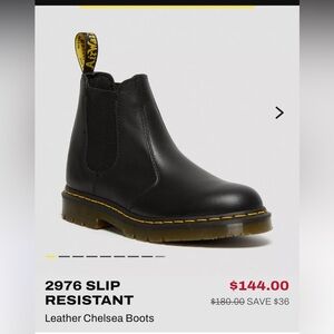 Dr. Martens Black Leather Chelsea Boots for Kids